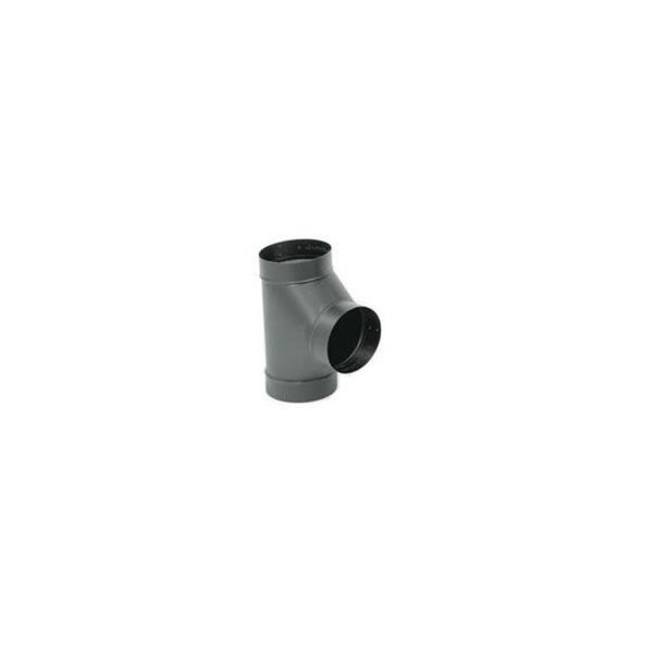 Integra Miltex Gray Metal Products  Inc. 5-604 5 Inch  24-ga Snap-Lock Black Stovepipe Tee 73545